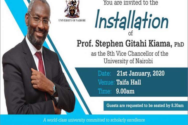 Incoming Vice Chancellor