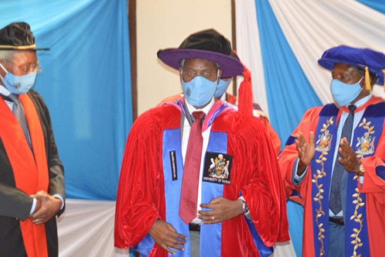 Vice Chancellor UON installation, Prof. Kiama