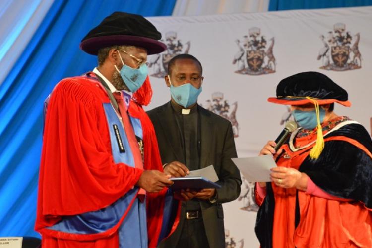 Vice Chancellor UON installation, Prof. Kiama