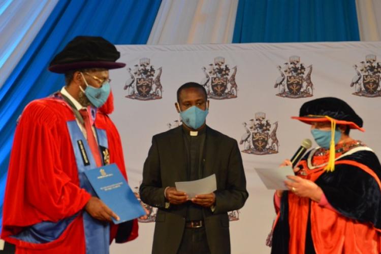 Vice Chancellor UON installation, Prof. Kiama