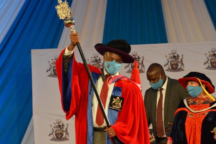 Vice Chancellor UON installation, Prof. Kiama