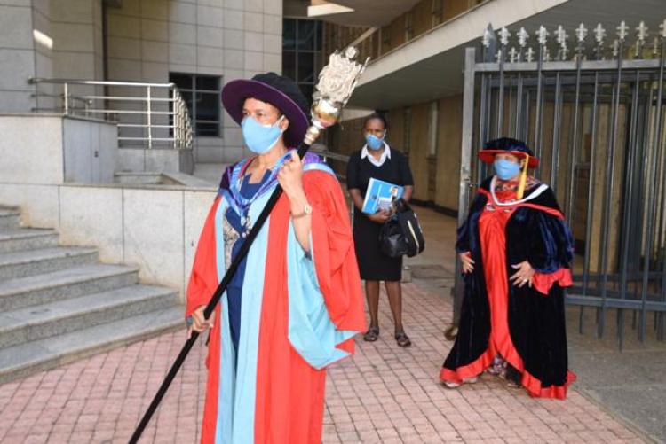 Vice Chancellor UON installation, Prof. Kiama