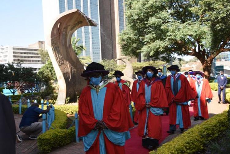 Vice Chancellor UON installation, Prof. Kiama