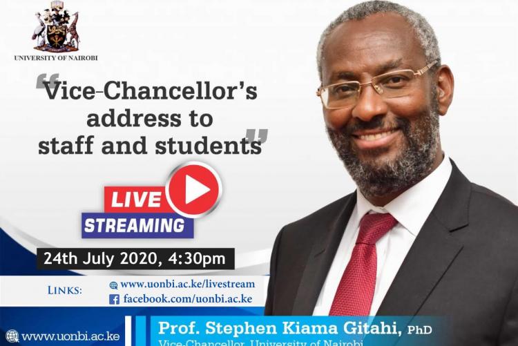 Vice-Chancellor, UON, Prof. Kiama