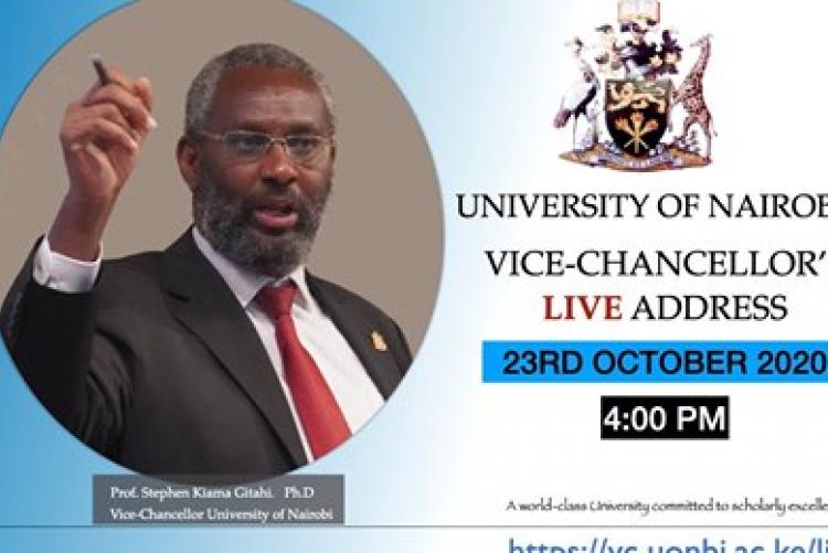 Vice-Chancellor, UON, Prof. Kiama