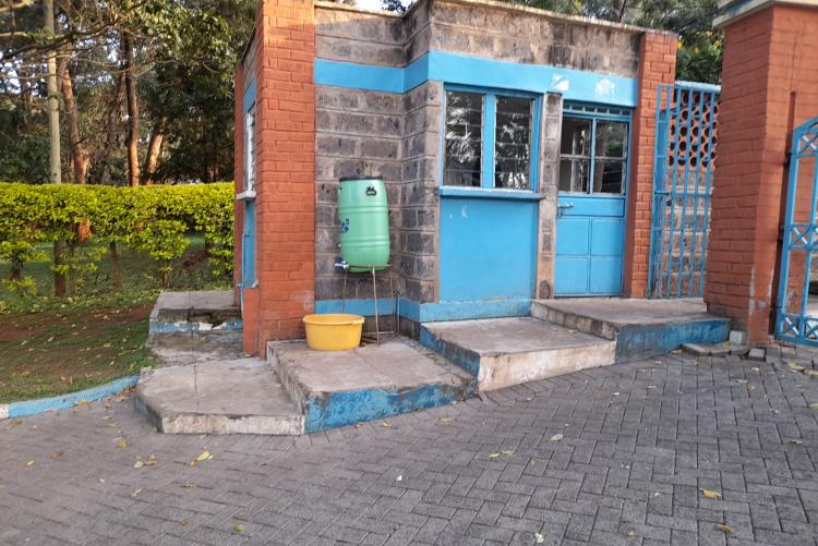 hand washing facilities at SWS entrance