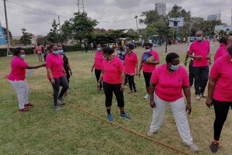 SWS Team at UON sports day