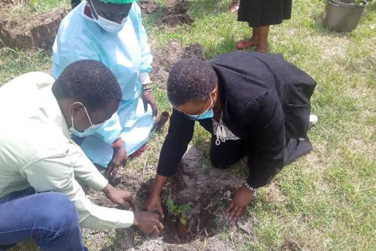 TREE PLANTING EXERCISE AT KMSH UNIT