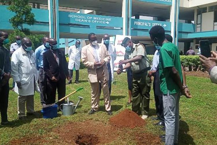 TREE PLANTING EXERCISE AT KMSH UNIT