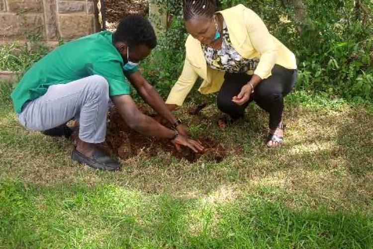 TREE PLANTING EXERCISE AT KMSH UNIT