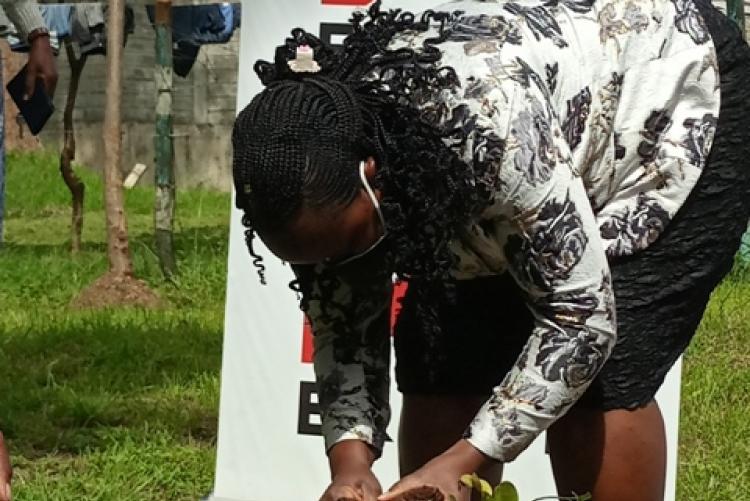 Tree planting exercise at SWS - 18/5/2021