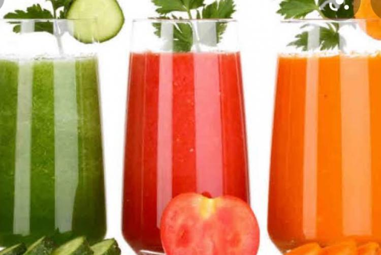 assorted fresh juices