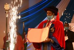 Vice Chancellor UON installation, Prof. Kiama